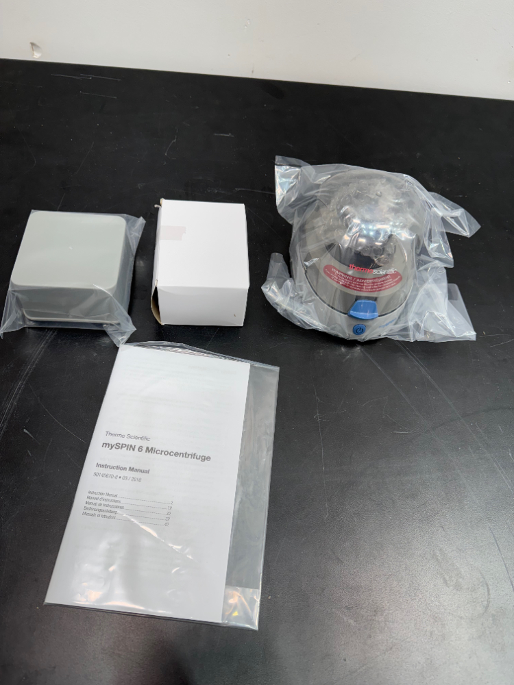 Image of Unused Thermo MySpin 6 Micro Centrifuge